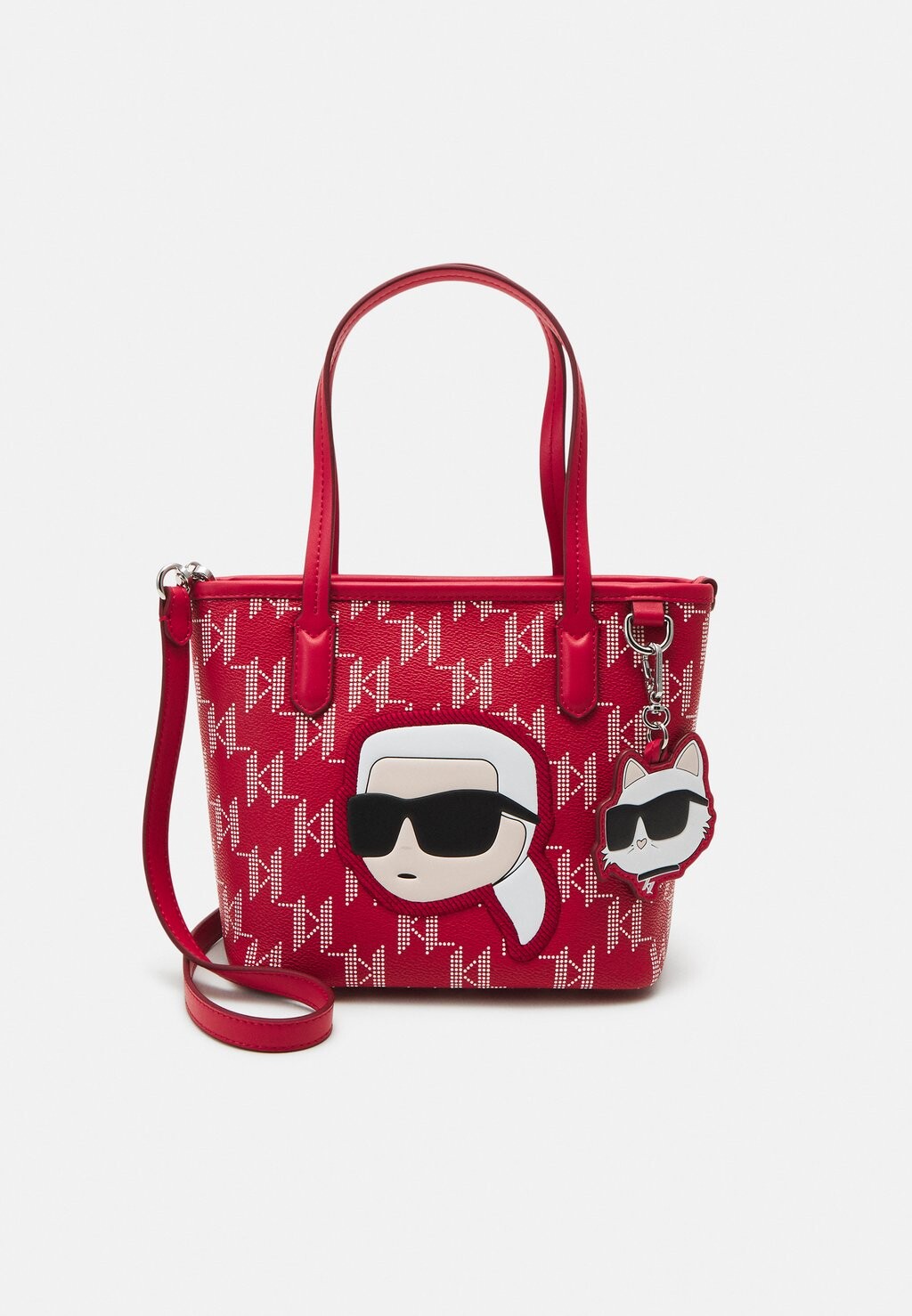 

Сумочка KARL LAGERFELD IKONIK MONO TOTE, цвет haute red