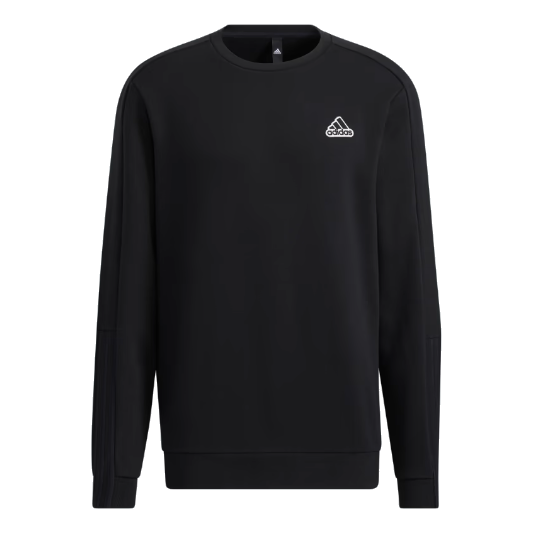 Рубашка adidas Sportswear Badge Crew Sweatshirt 'Black', черный