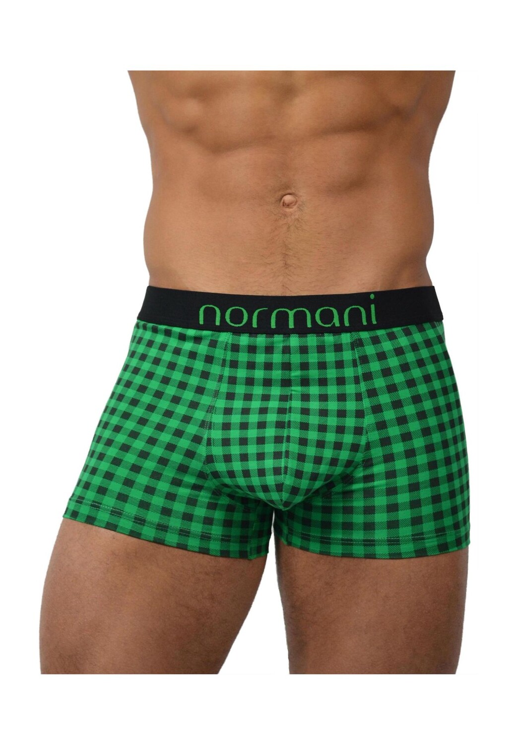 

Набор из 6 боксеров в стиле ретро из хлопка normani, цвет Green Check