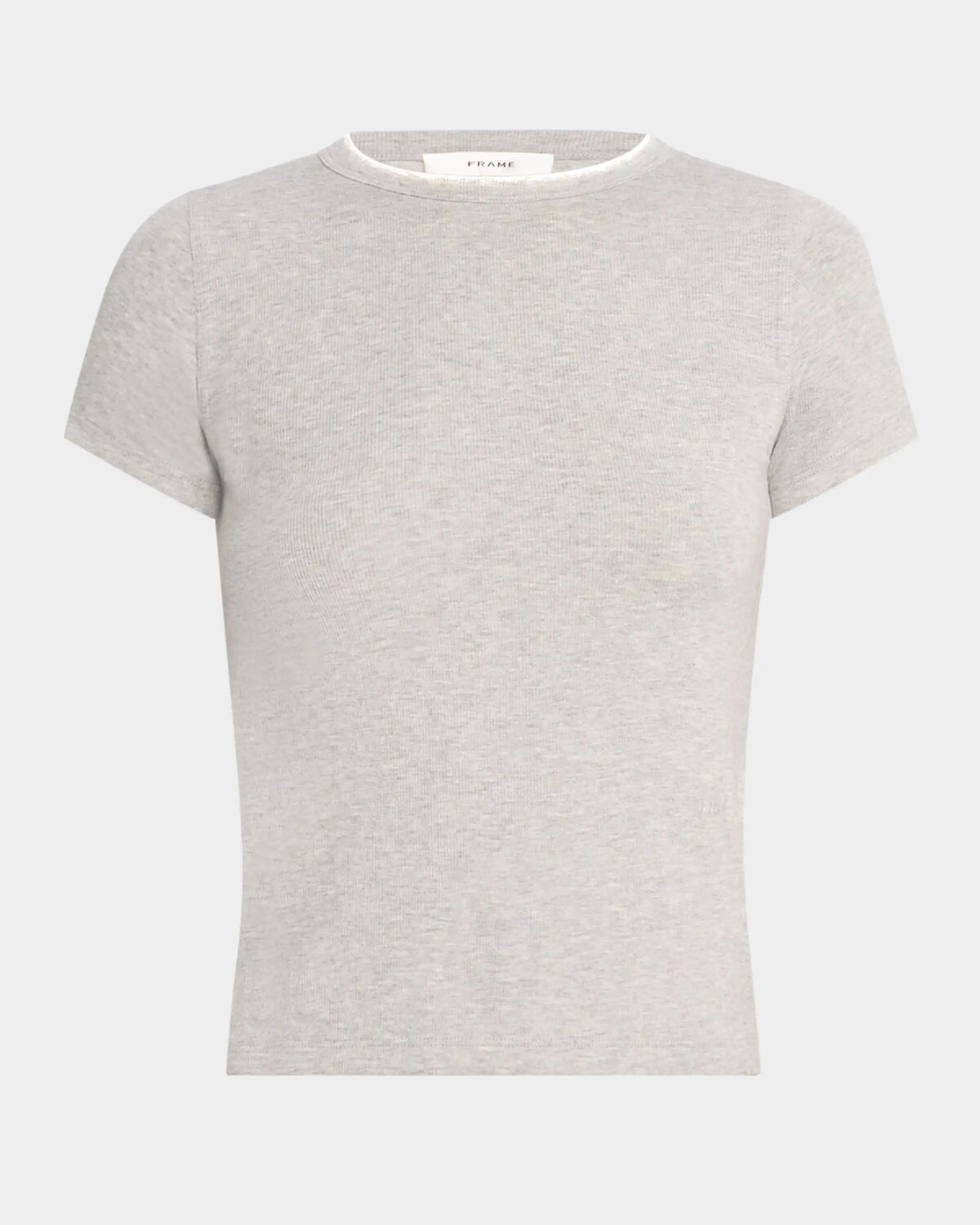 

Укороченная футболка с короткими рукавами Frame, цвет Gris Heather