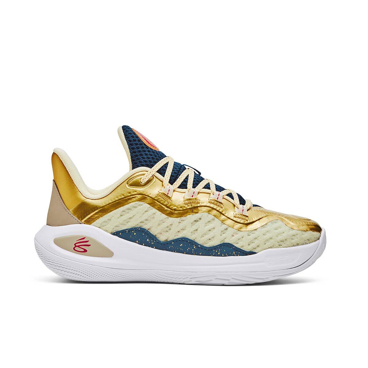 

Баскетбольные кроссовки для начальной школы Curry 11 CM GS Under Armour, цвет Blau/Gelb/Rot