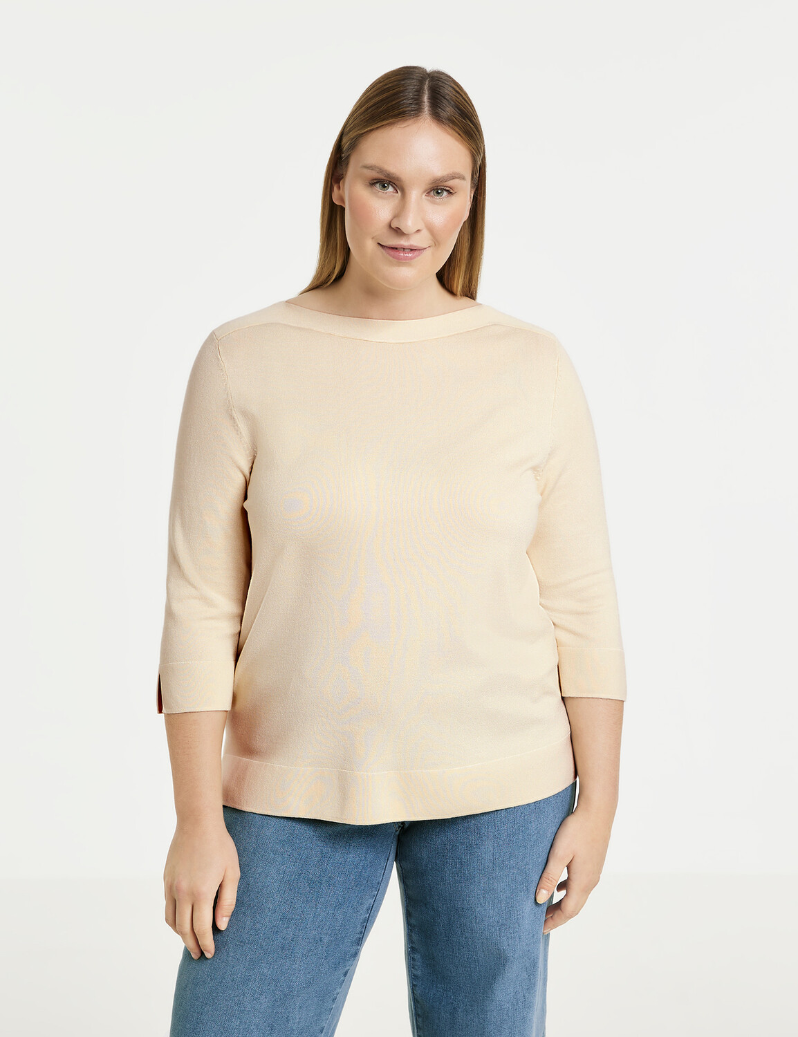 

Футболка SAMOON Kurzarm Rundhals, цвет Light Creme