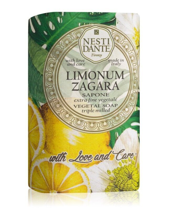 

Натуральное туалетное мыло флердоранж Nesti Dante Limonum Zagara Sapone, 250 гр