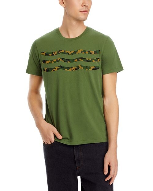 

Футболка с круглым вырезом Camo Waves SOL ANGELES, цвет Green