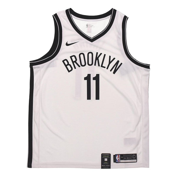 Майка Nike NBA limited Jersey SW Fan Edition Brooklyn Nets Kyrie Irving 11 White, белый 2021 men american basketbal jersey brooklyn kevin durant james harden kyrie irving t shirt