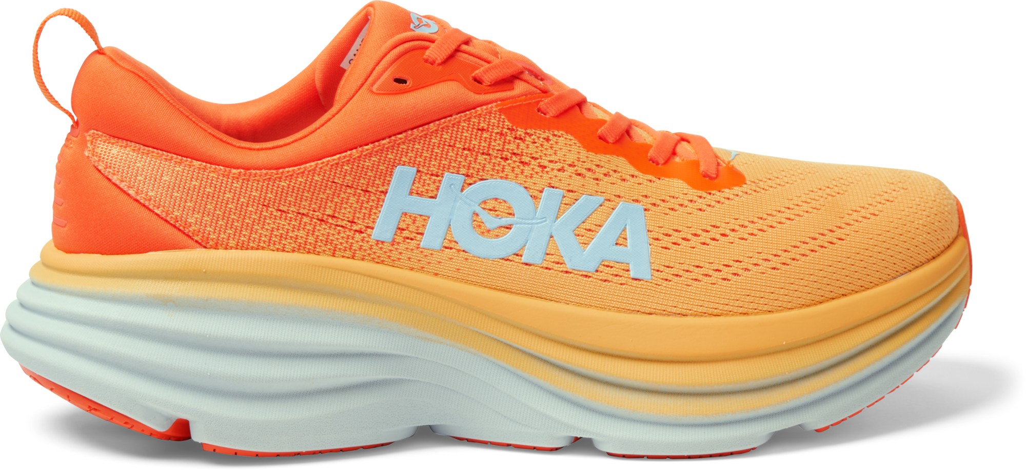 Кроссовки для шоссейного бега Bondi 8 – мужские HOKA, оранжевый