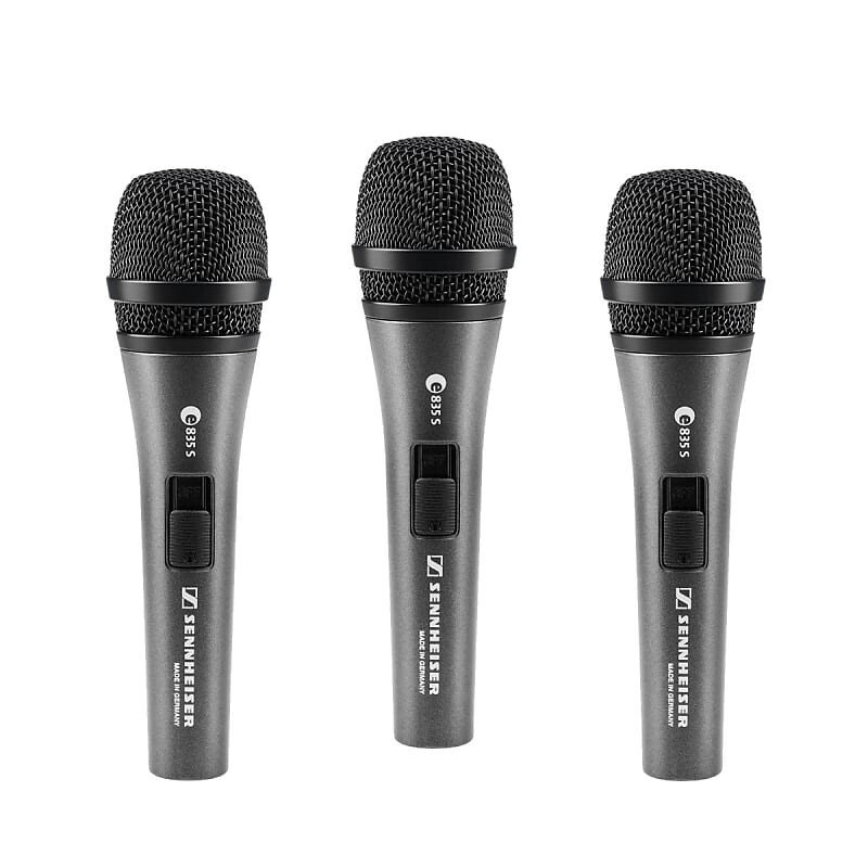 Динамический вокальный микрофон Sennheiser e835 Dynamic Mic (3-pack)