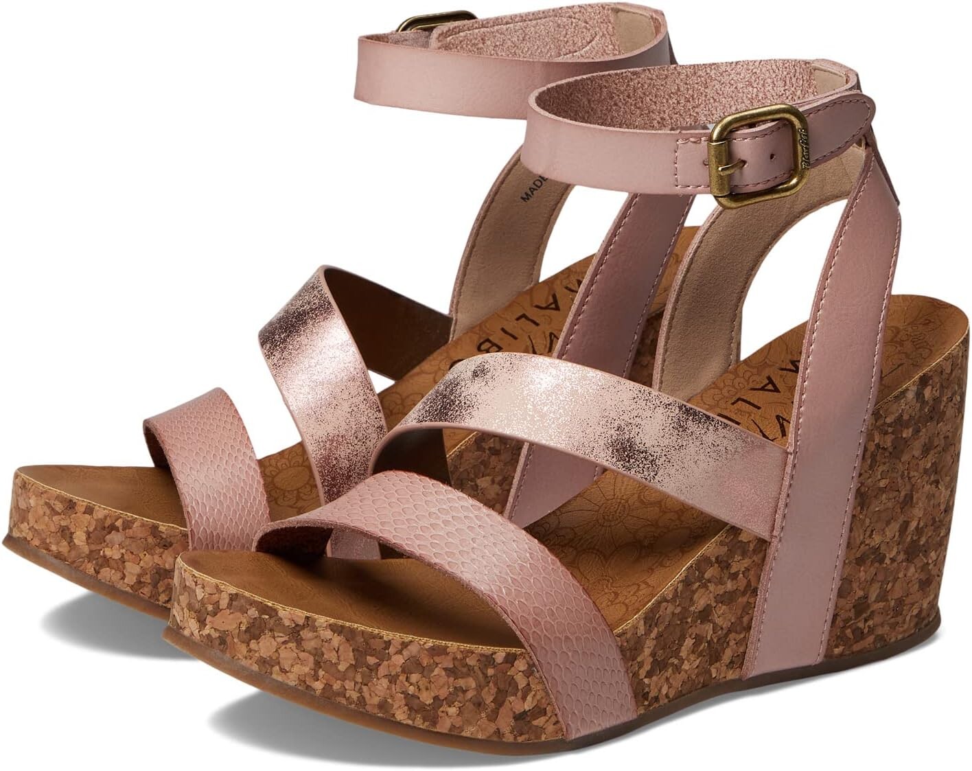 

Босоножки Hecta Blowfish Malibu, цвет Rose Gold Moon/Soft Lotus Amazon/Die Cut