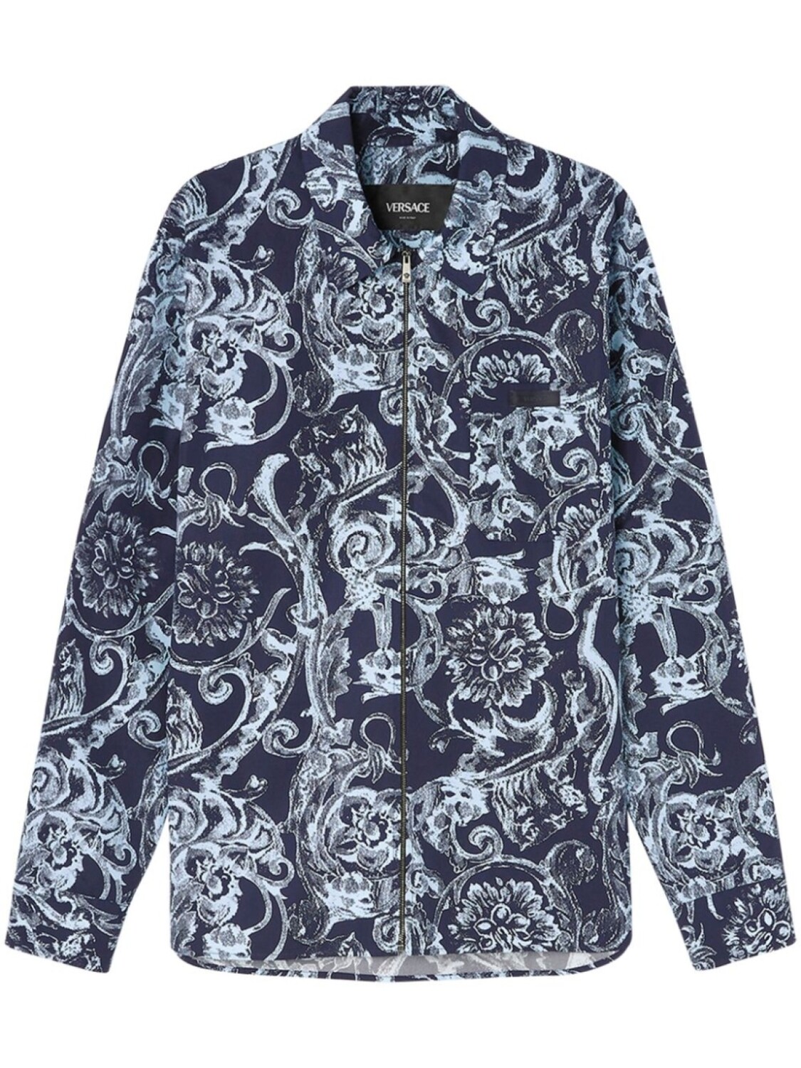 

Versace куртка Barocco Stencil, синий