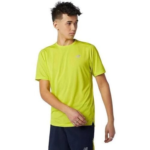 

Рубашка с коротким рукавом New Balance Impact Run, желтый