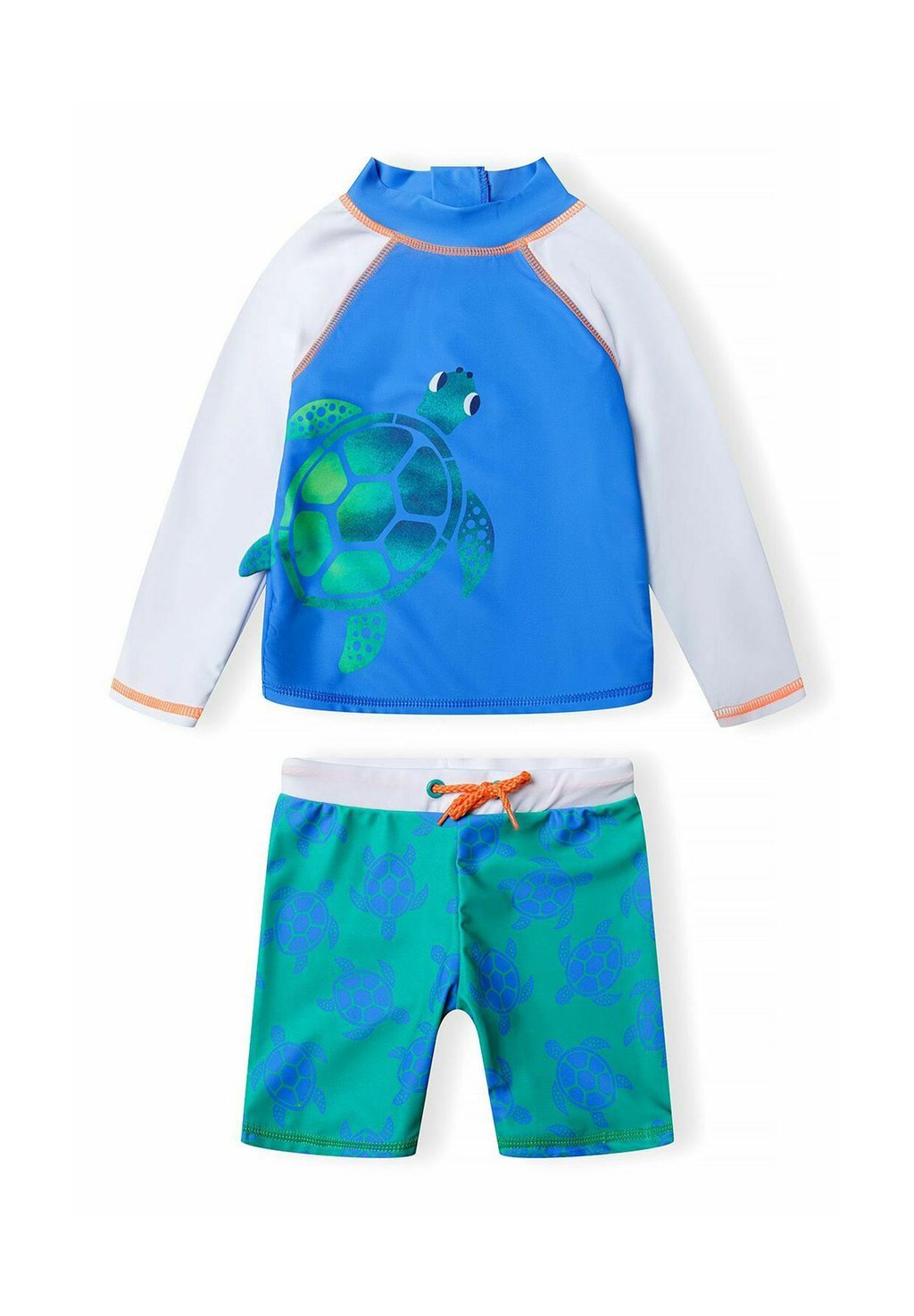 Рубашка для серфинга 2 PIECE LONG SLEEVE SET MINOTI, цвет royal blue green white