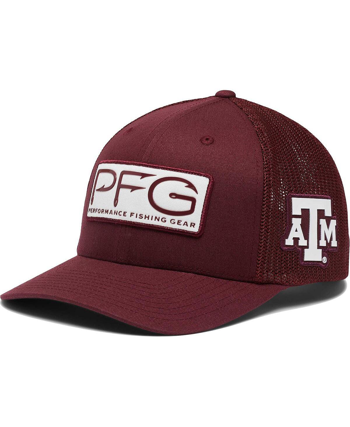 Мужская темно-бордовая шляпа Texas A&M Aggies PFG Hooks Flex Hat Columbia