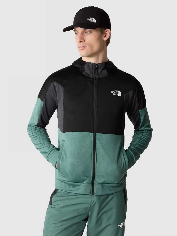 

Толстовка The North Face M MA FULL ZIP FLEECE, зеленый