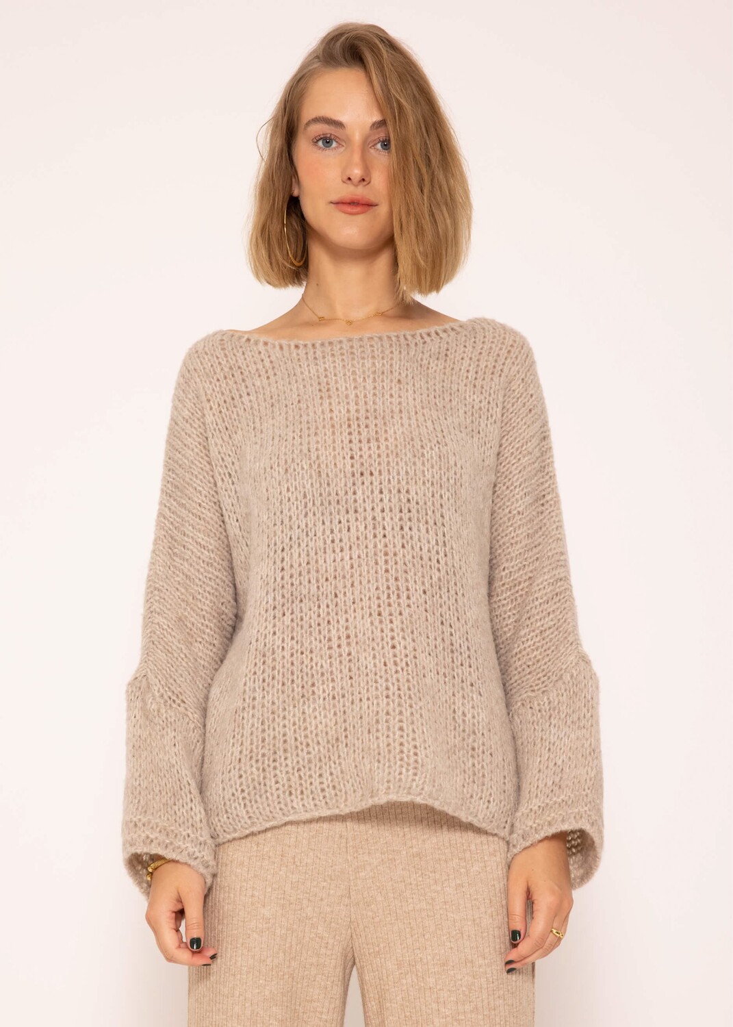 

Свитер SASSYCLASSY Oversize Strick, бежевый