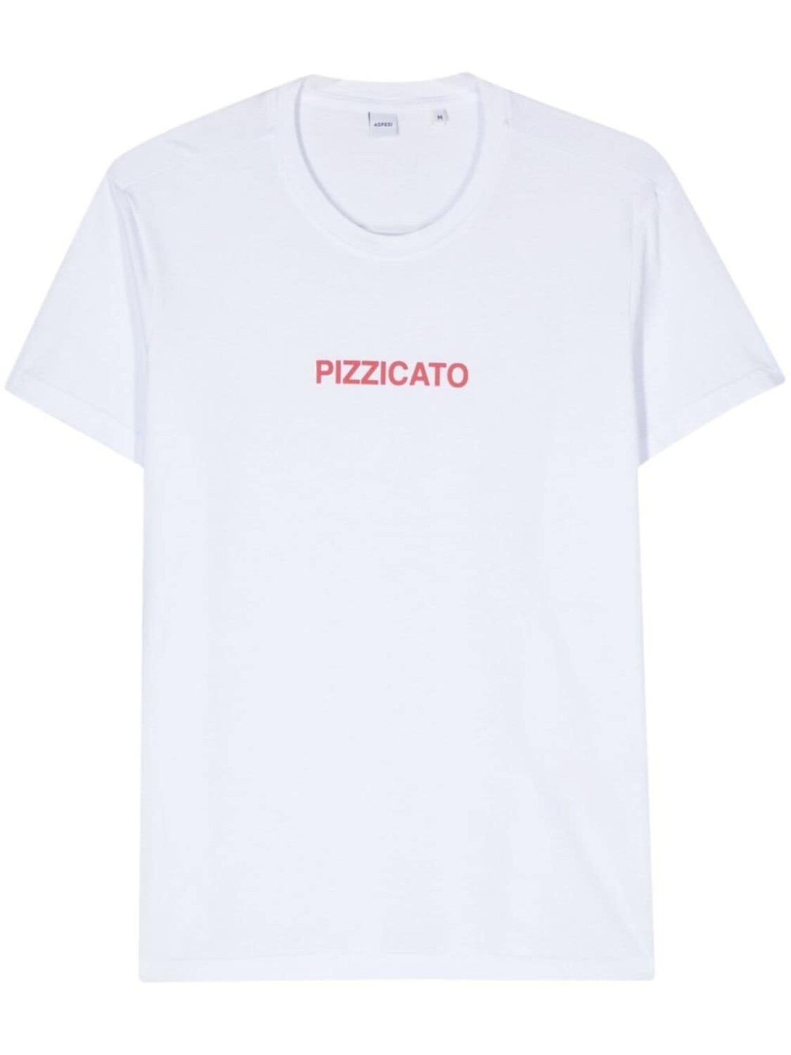 

ASPESI футболка с принтом Pizzicato, белый