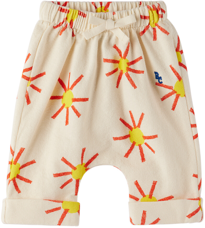 Брюки для отдыха Baby Off-White Sun по всей поверхности Bobo Choses