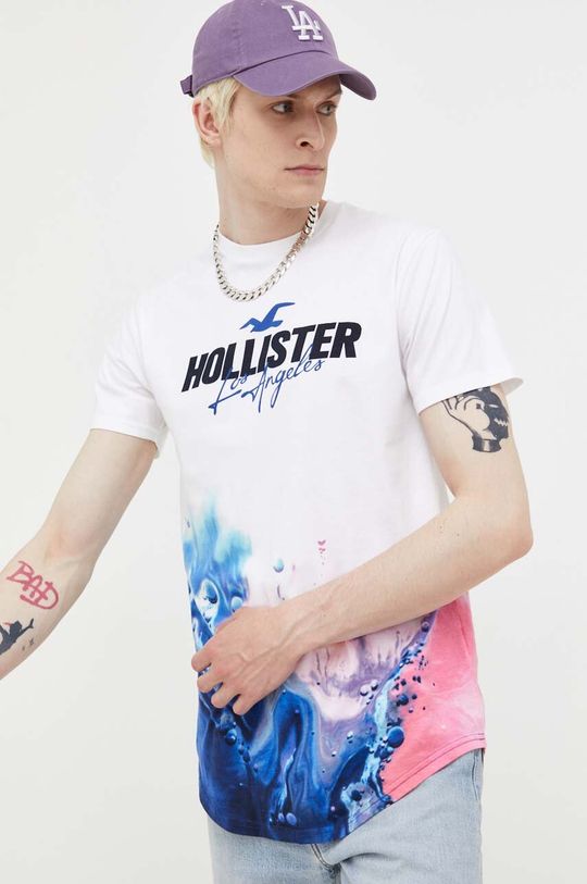 

Компания Холлистер хлопковая футболка Hollister Co., мультиколор