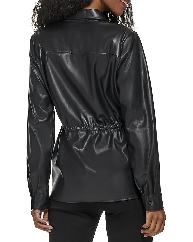 

Куртка Calvin Klein Button Front Drawstring Jacket, черный