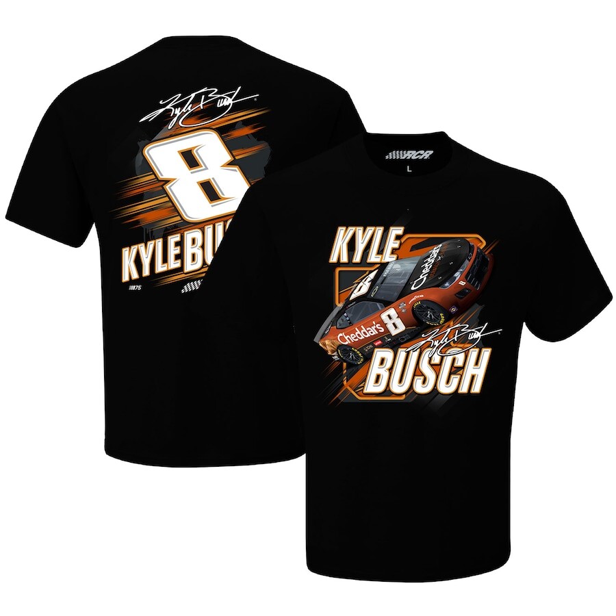 

Футболка с коротким рукавом Richard Childress Racing Team Collection Kyle Busch, черный