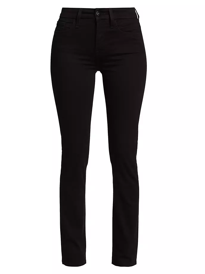 Узкие прямые джинсы Jen7, черный прямые узкие джинсы стрейч rainbow черный