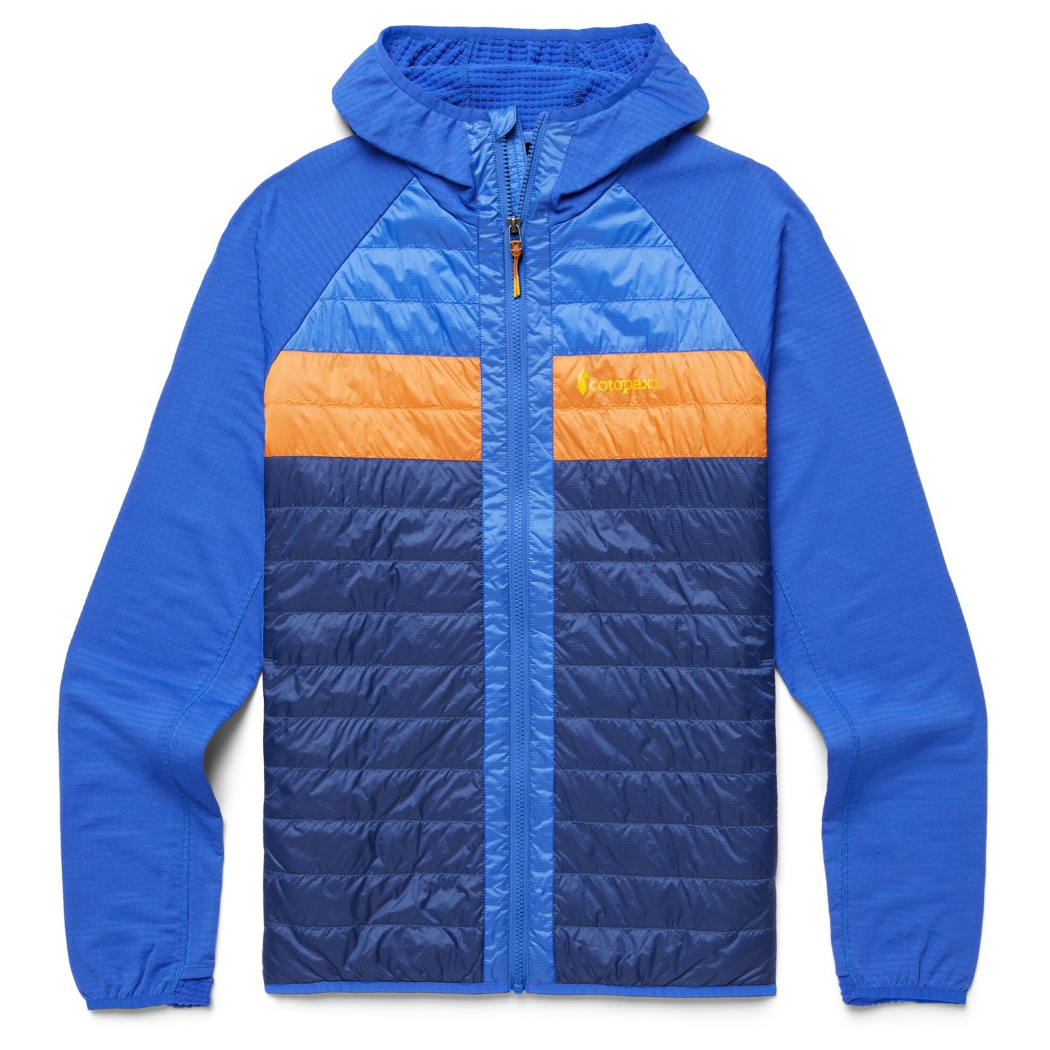 Куртка из синтетического волокна Cotopaxi Capa Hybrid Insulated Hooded, цвет Scuba Blue/Maritime