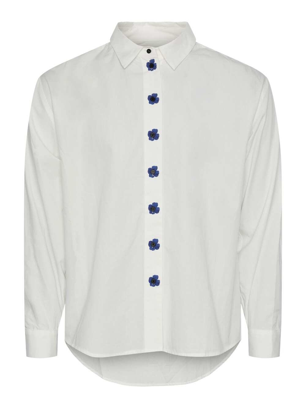 Рубашка на пуговицах стандартного кроя Iiqual, белый
