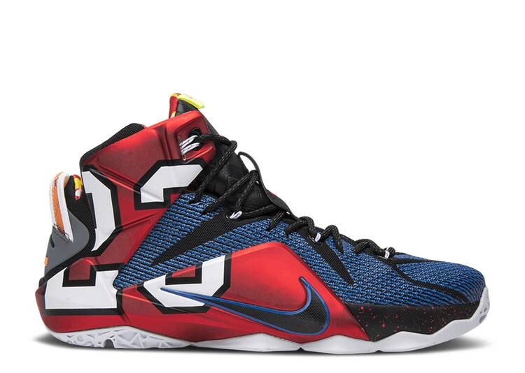 

Кроссовки Nike LEBRON 12 SE 'WHAT THE LEBRON', разноцветный