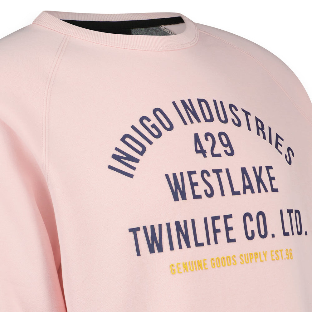 

Толстовка Twinlife Pullover raglan print, розовый