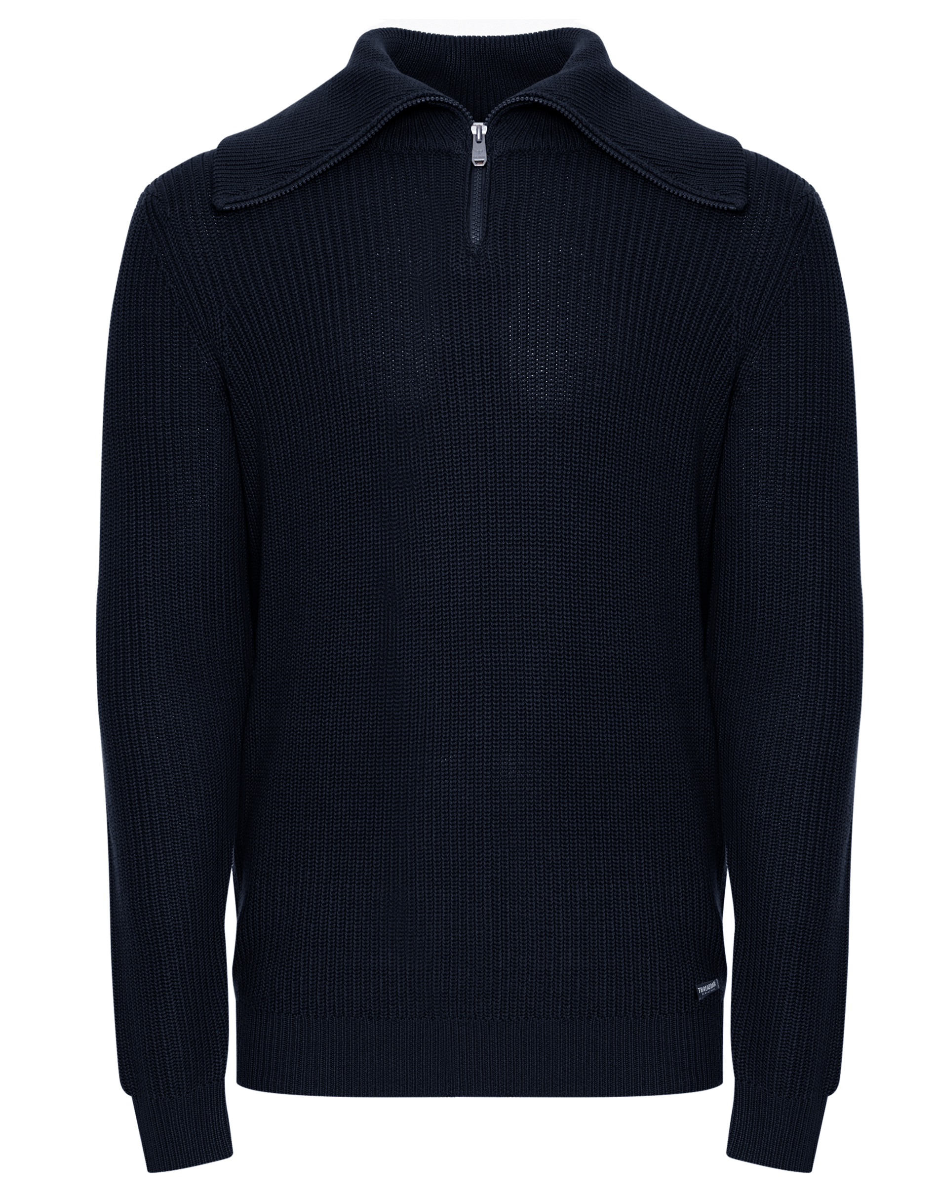 Пуловер Threadbare Stehkragen Francis, синий