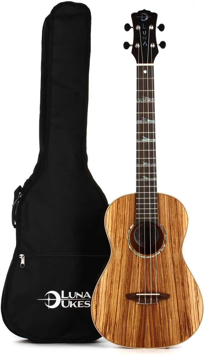 

Luna High Tide Zebrawood Баритон Гавайская гитара - Сатин натуральный