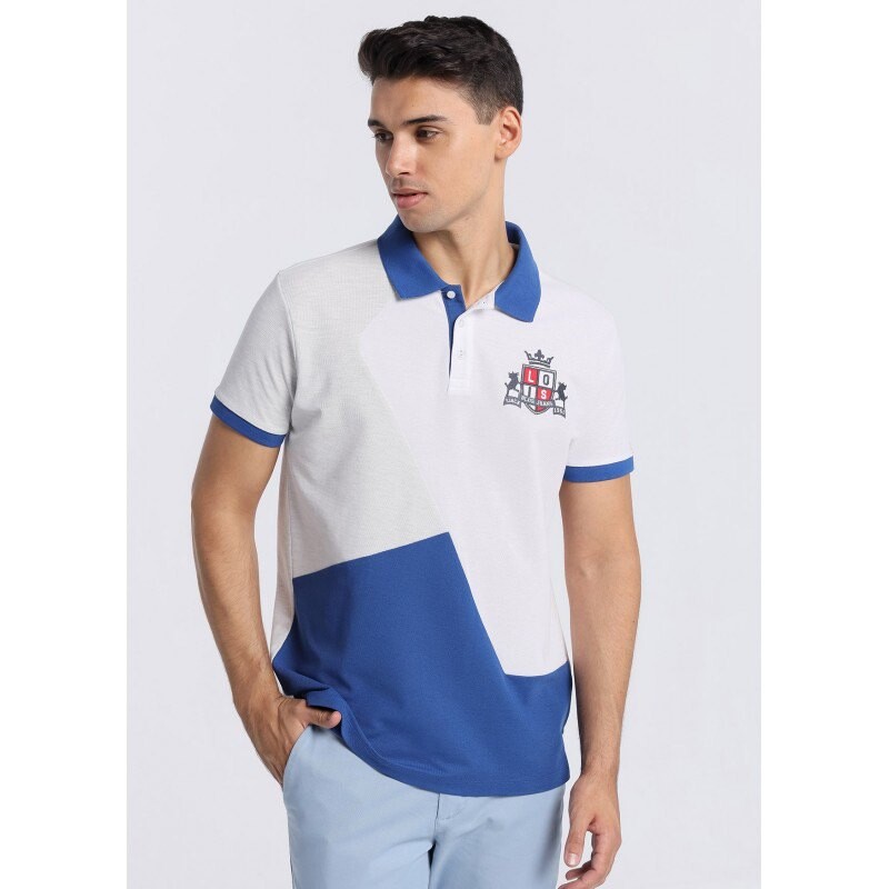 

Поло с коротким рукавом Lois Jeans 133405-13224-3241, серый