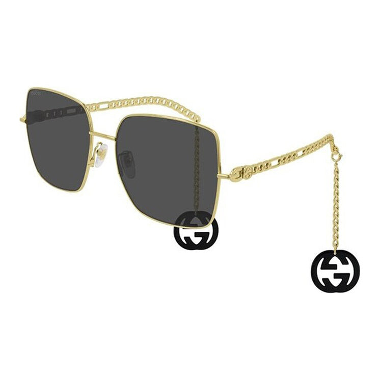 

Солнцезащитные очки Gucci с цепочкой, черный