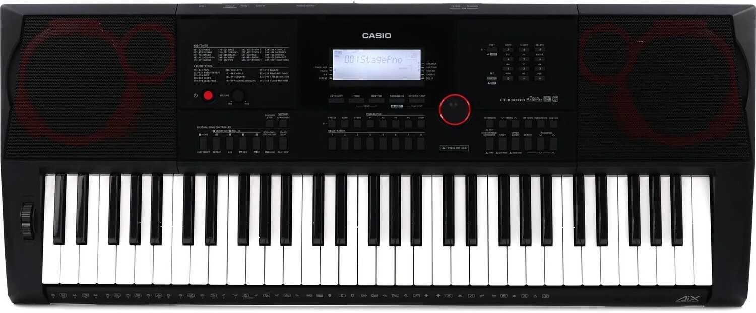 

Портативная клавиатура-аранжировщик Casio CT-X3000 с 61 клавишей