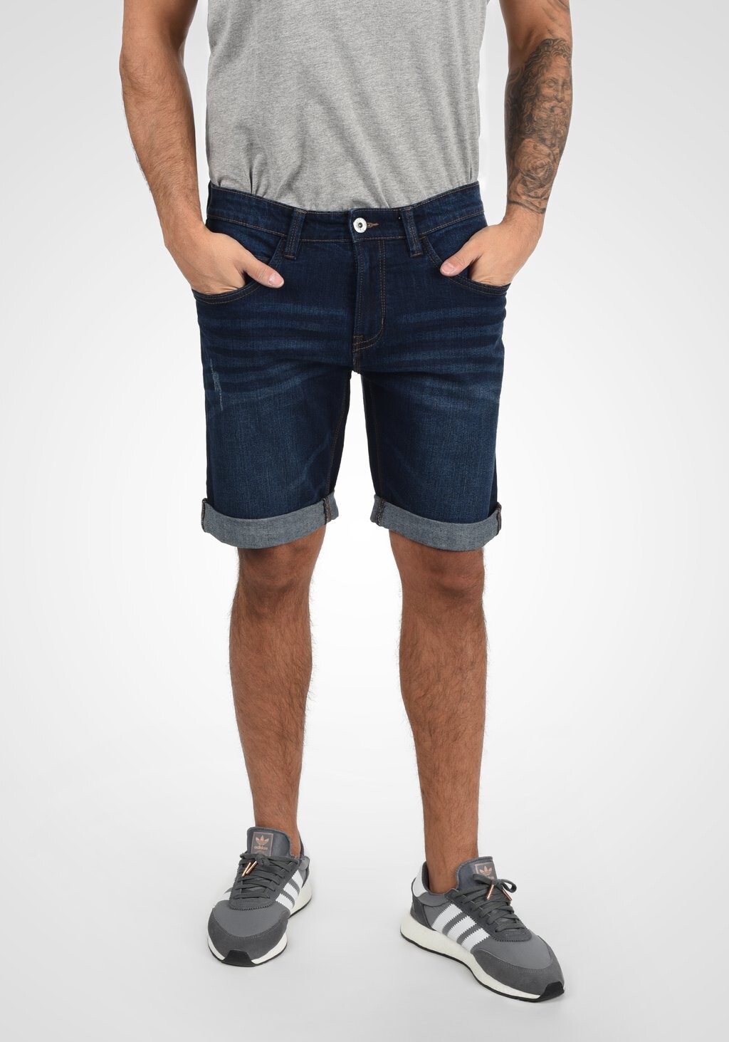 

Джинсовые шорты INDICODE JEANS, темно-синий
