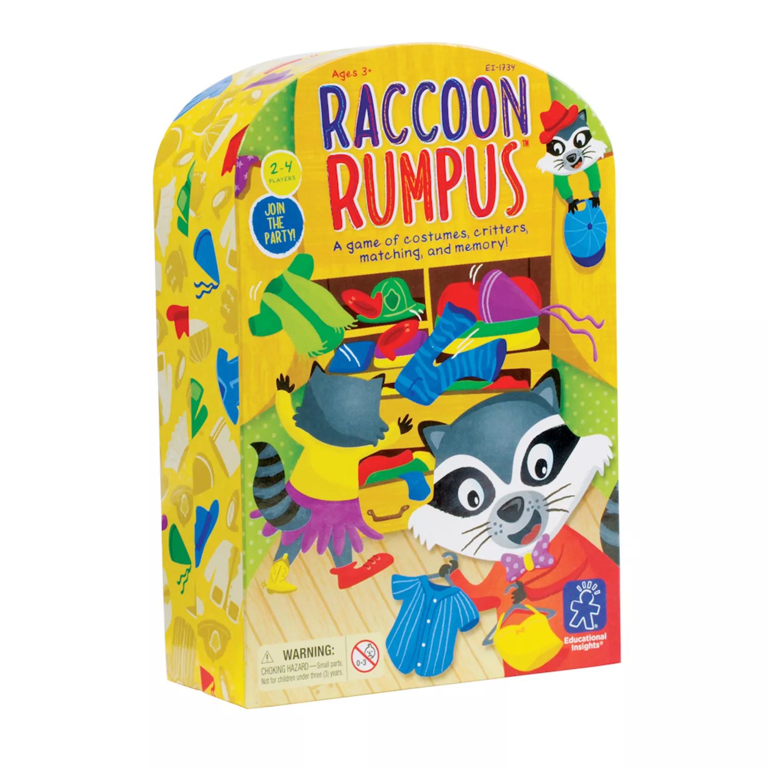 Образовательные идеи Raccoon Rumpus Game Educational Insights