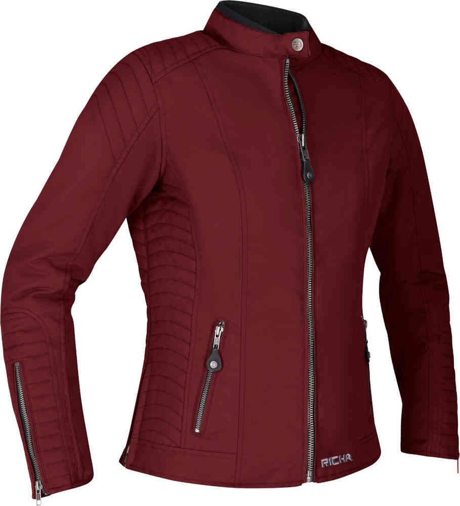 цена Водонепроницаемая женская мотоциклетная текстильная куртка Lausanne Richa, темно-красный