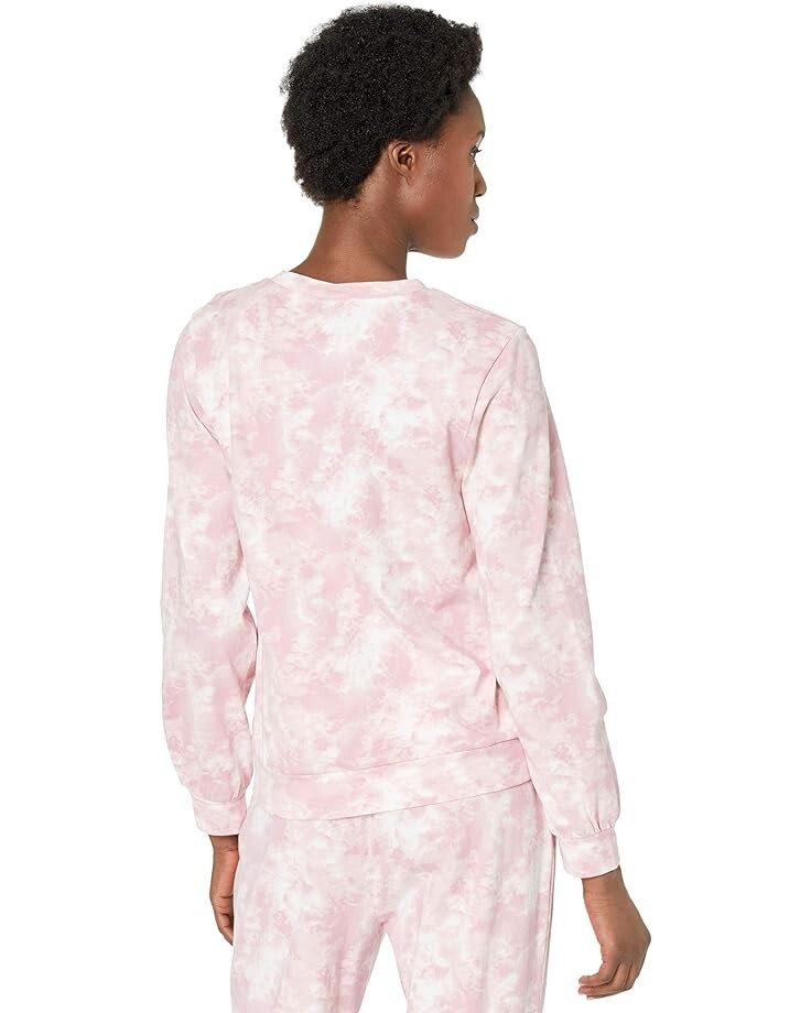 

Толстовка Bobeau Dropped Shoulder Sweatshirt, цвет Light Pink Tie-Dye