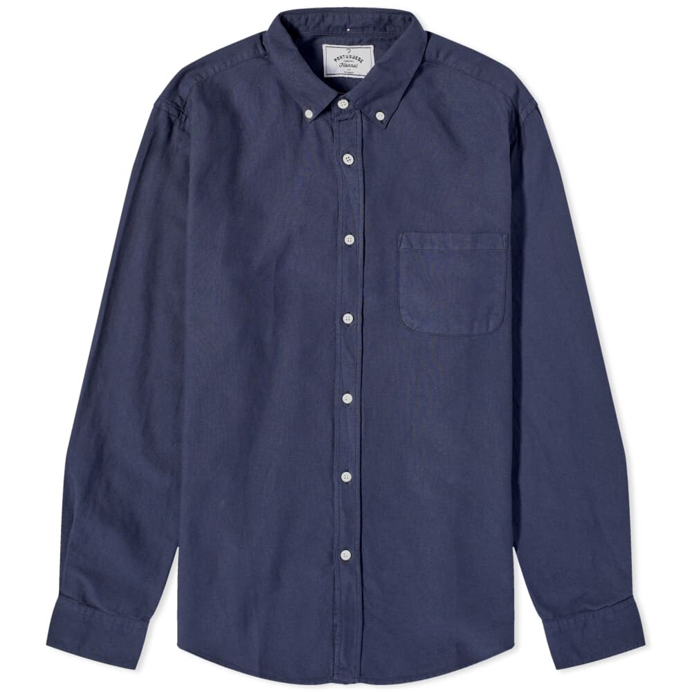 

Portuguese Flannel Оксфордская Рубашка на пуговицах Belavista, синий