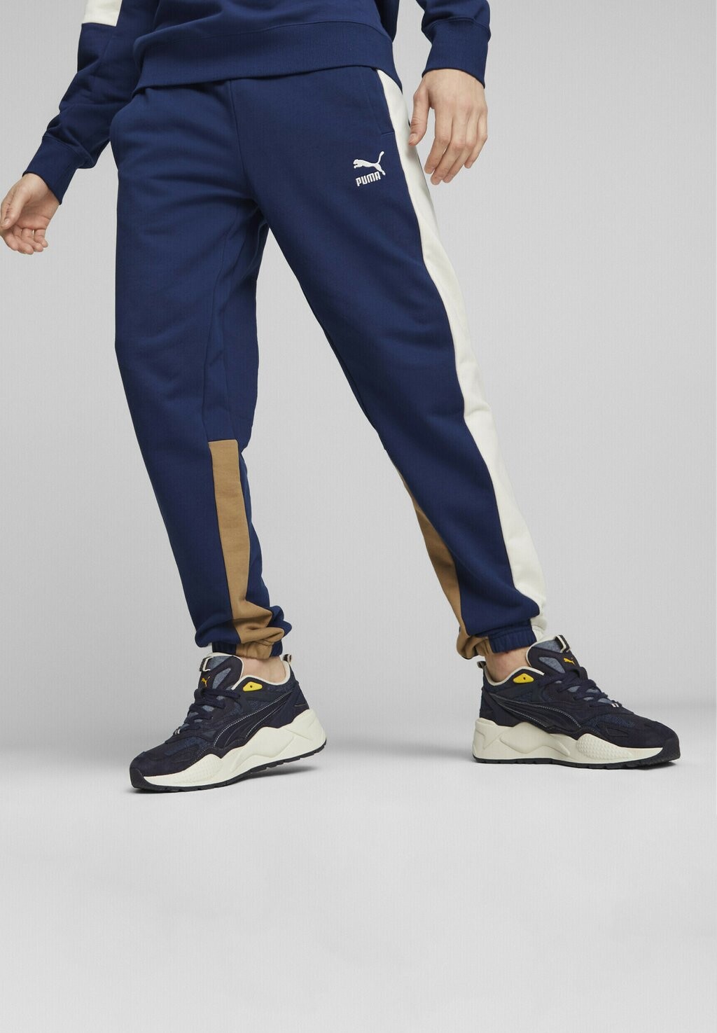 

Спортивные брюки CLASSICS BLOCK Puma, персидский синий теплый белый