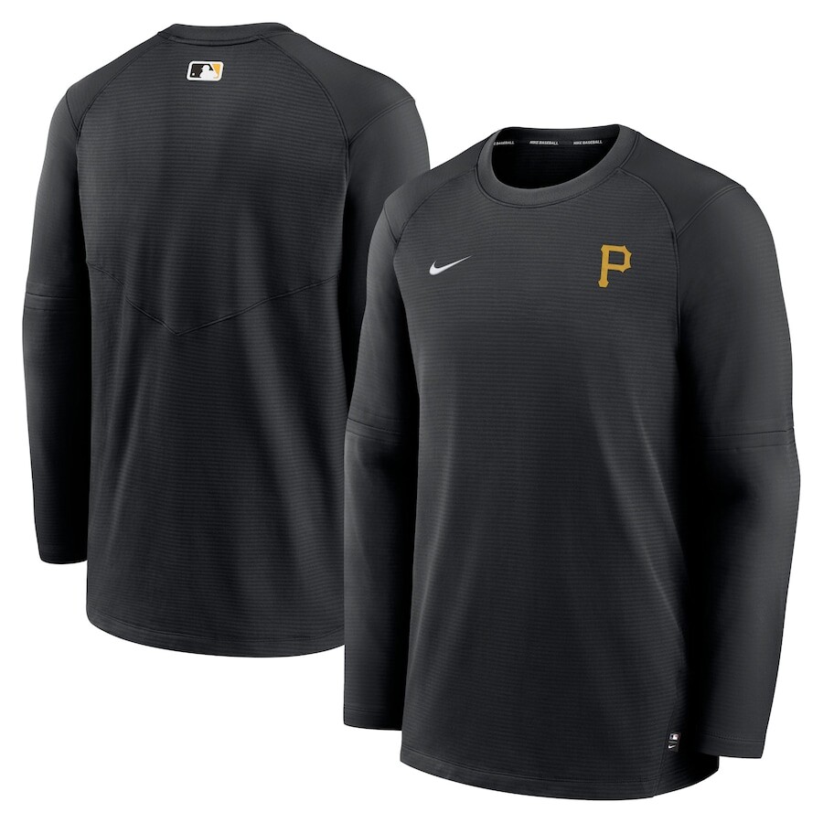 

Футболка с длинным рукавом Nike Pittsburgh Pirates, черный