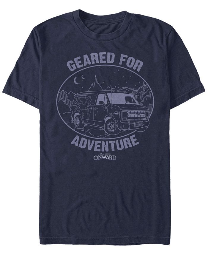 Мужская футболка с коротким рукавом с круглым вырезом Geared for Adventure Fifth Sun, синий