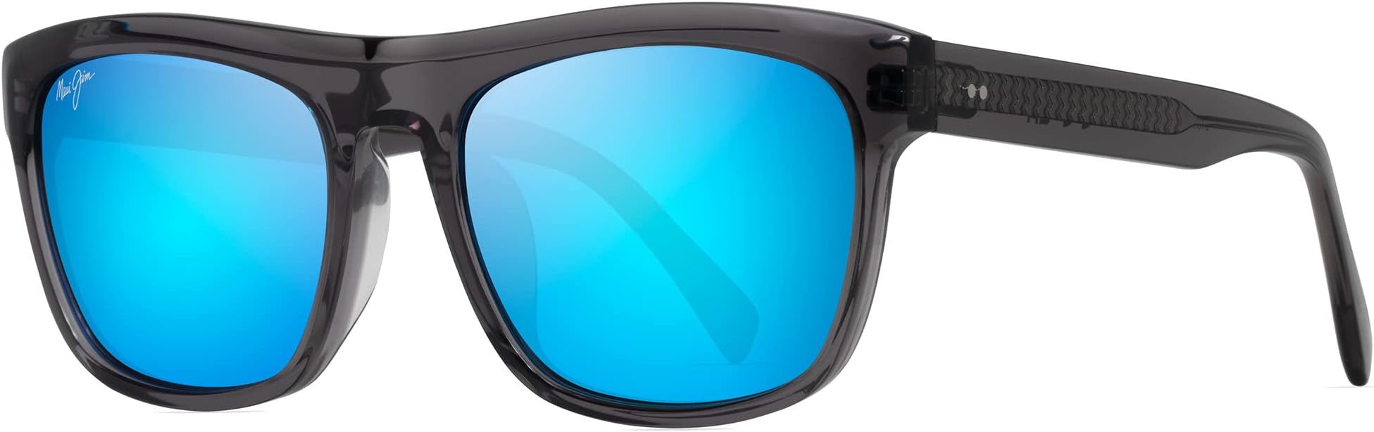 Солнцезащитные очки S-Turns Maui Jim, цвет Dark Translucent Grey/Blue Hawaii солнцезащитные очки kou maui jim цвет navy blue blue hawaii