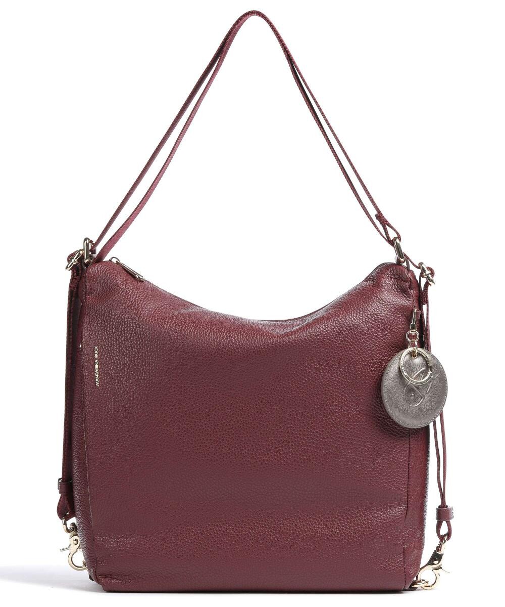 

Сумка-ведро Mellow Leather из зернистой телячьей кожи Mandarina Duck, красный