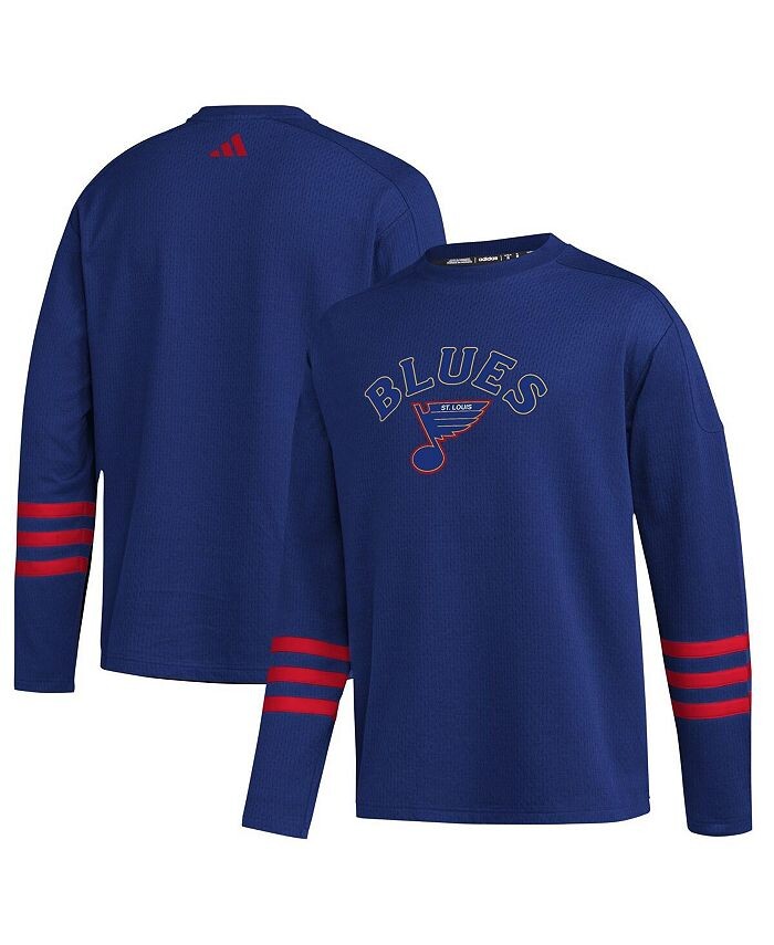 

Мужской синий St. Louis Blues AEROREADY пуловер-свитер adidas, синий