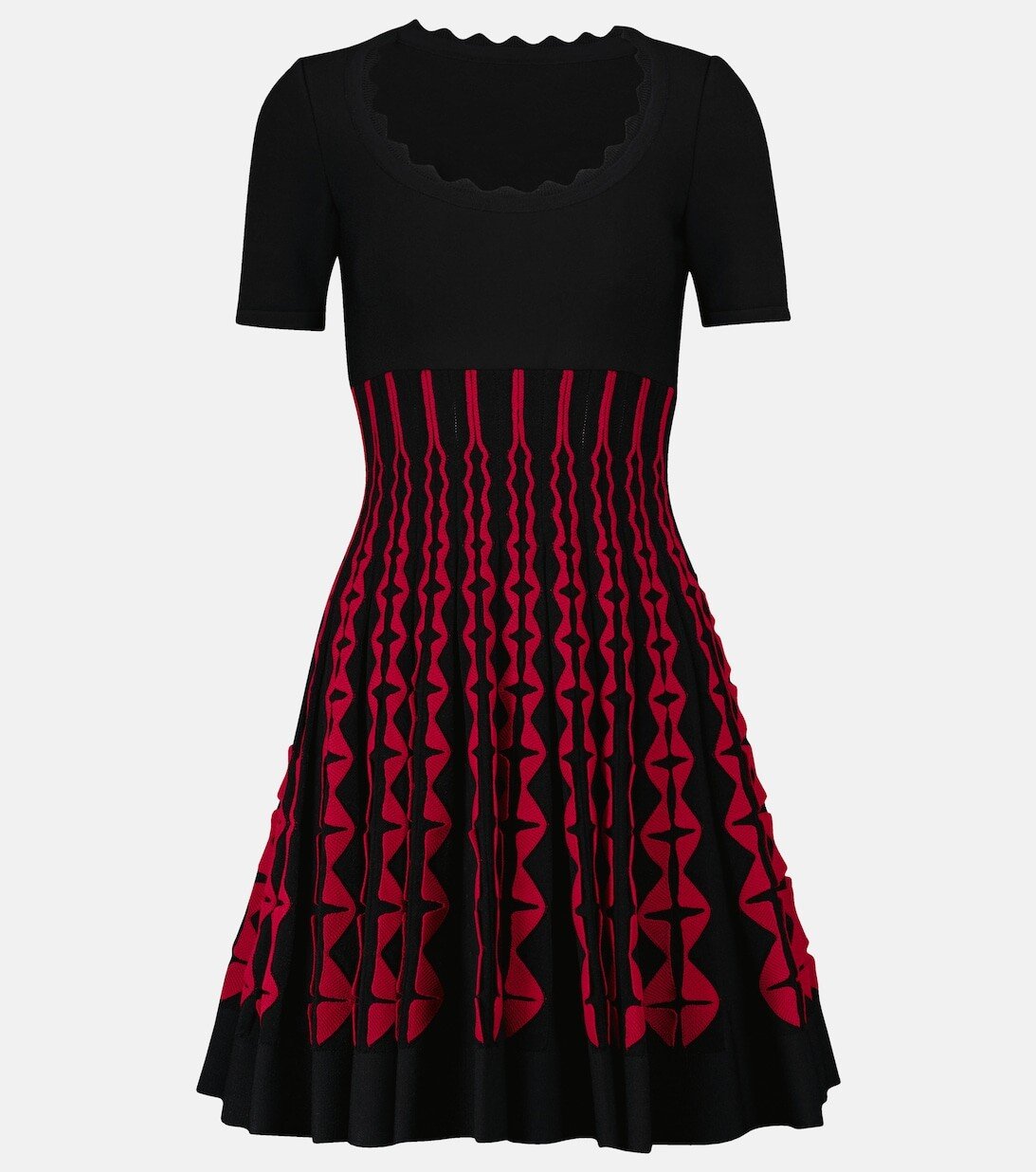 

Вязаное мини-платье ALAÏA, черный