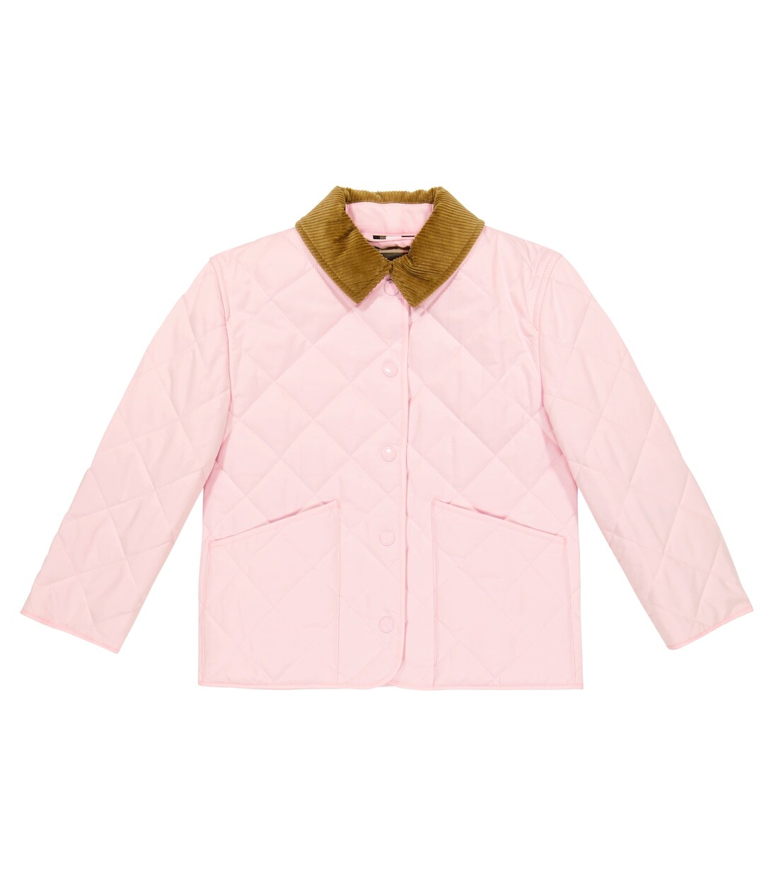 

Стеганая куртка Burberry, розовый