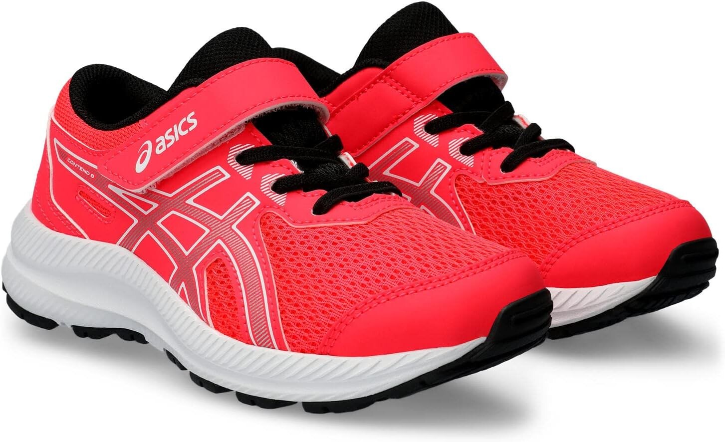 

Кроссовки Contend 8 PS ASICS, цвет Diva Pink/Pure Silver