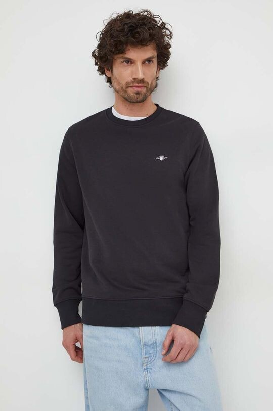 

Толстовка с капюшоном Gant, черный