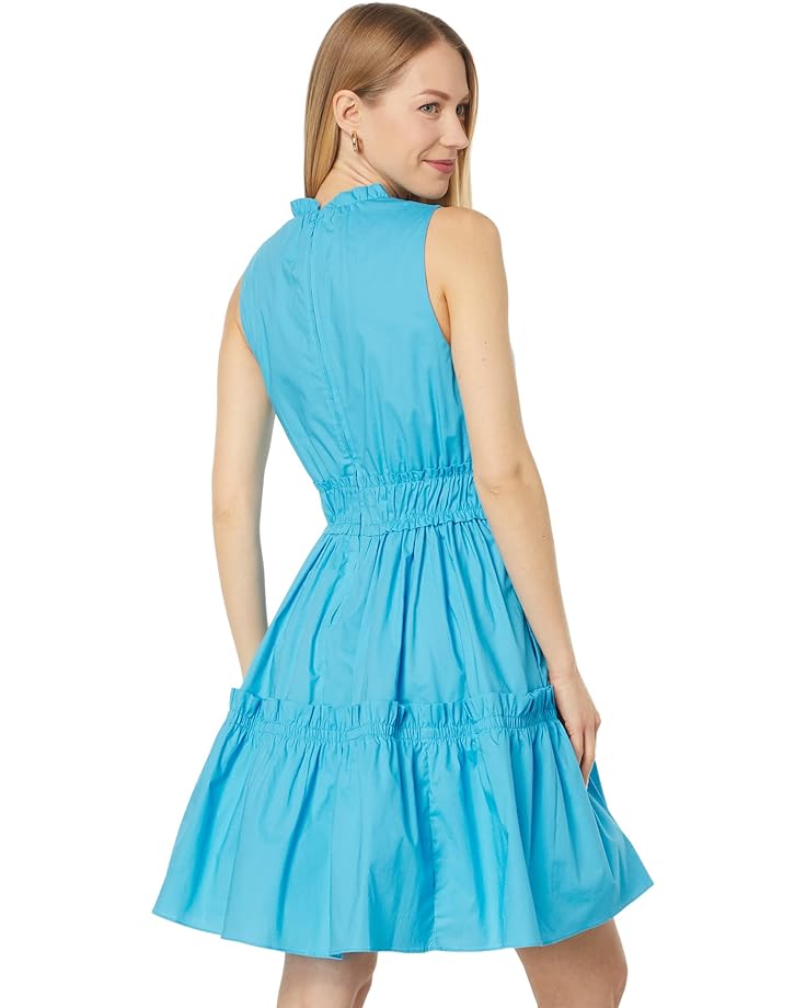 платье lilly pulitzer fairfax 3 4 sleeve dress цвет alba blue easy peasy Платье Lilly Pulitzer Elina Stretch Cotton Dress, цвет Cumulus Blue