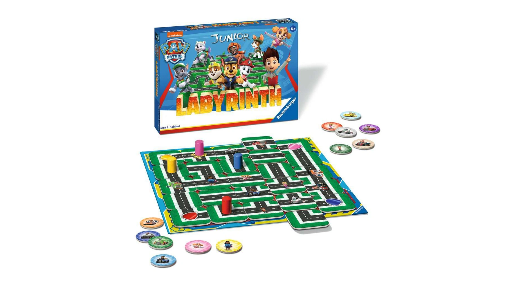 Ravensburger Spiele Paw Patrol Junior Labyrinth, известная настольная игра от Ravensburger в детской версии настольная игра ходилка лабиринт фараона